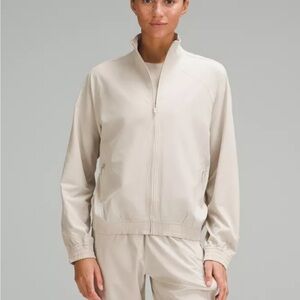 Lululemon Light Beige Zip-Up Jacket